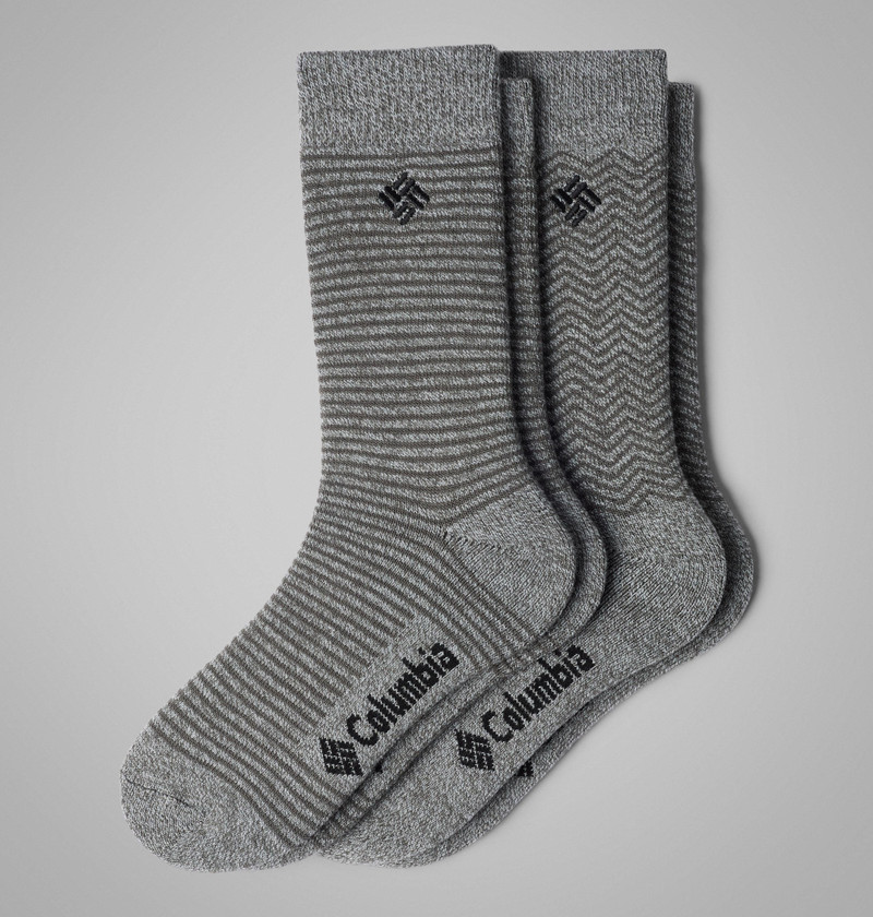 Men's Pattern Midweight Thermal 2PK Sock 1