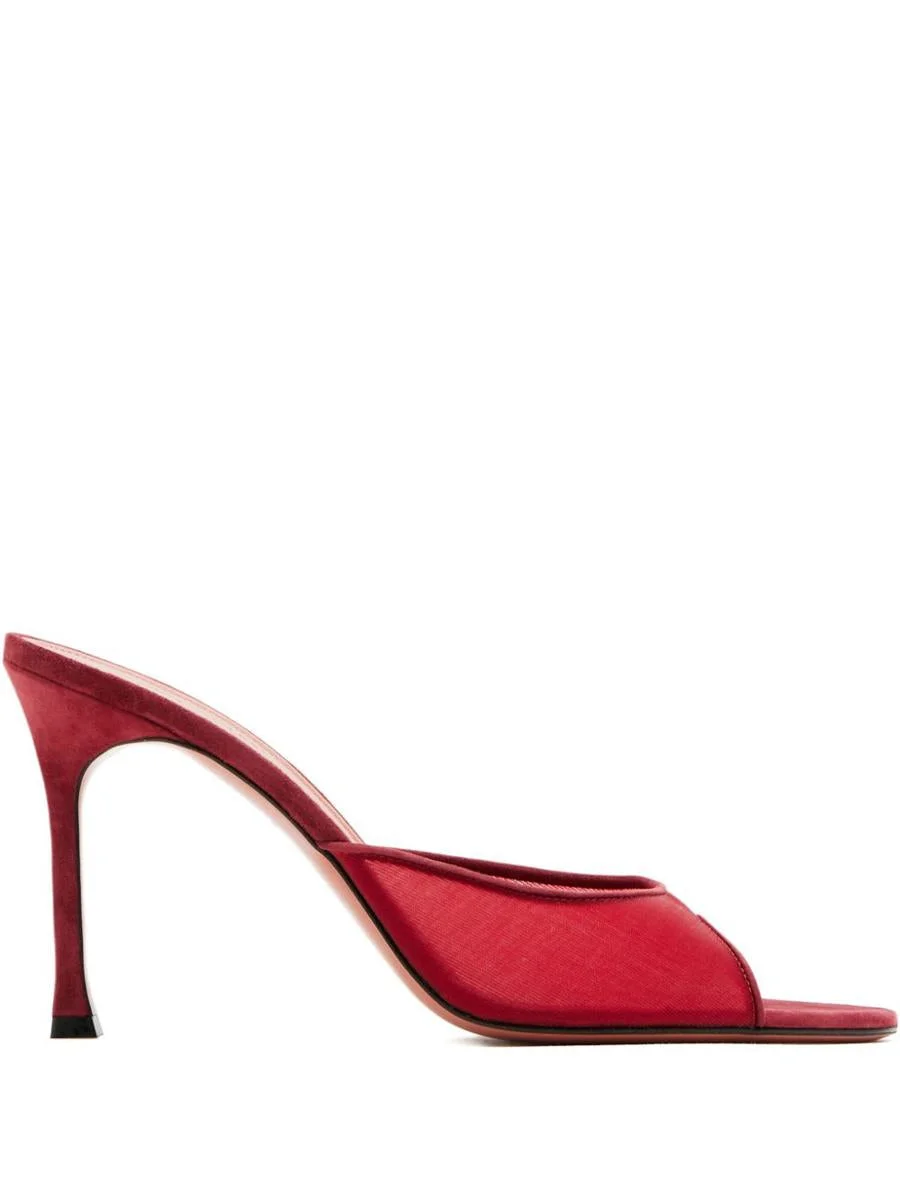 Amina Muaddi Alexa Mesh Mules - 1