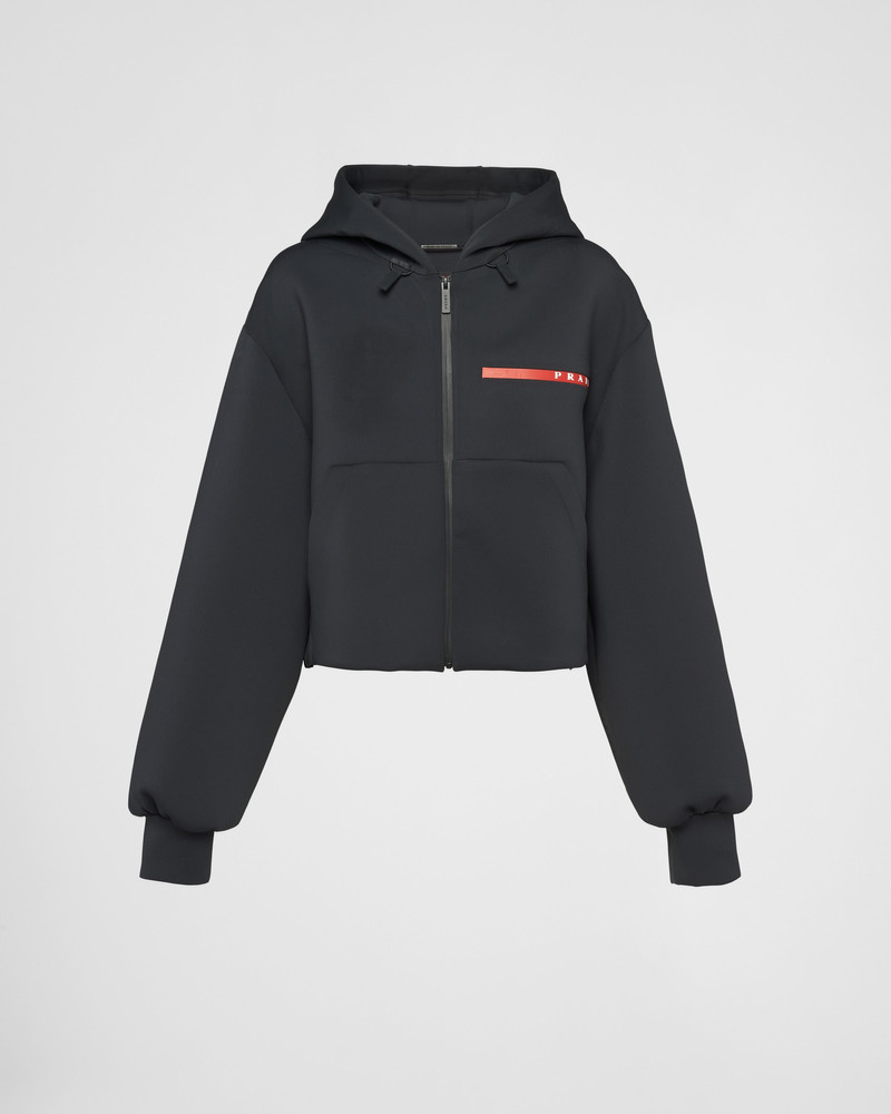 Recycled double jersey sweatshirt 1