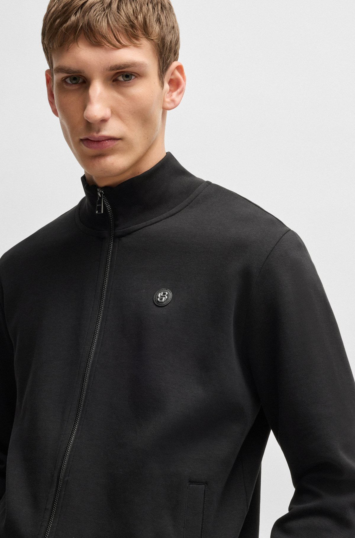 SWEATSHIRT WITH DOUBLE B MONOGRAM - 3