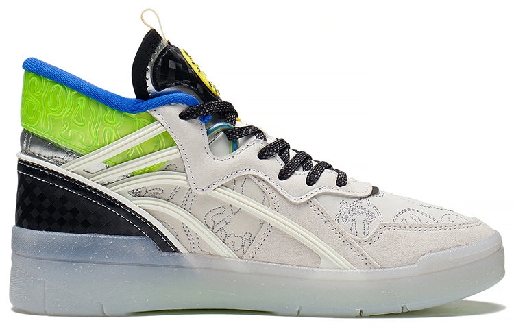 (WMNS) Li-Ning Superwave Mid 'White Blue Green' AGCS284-1 - 2