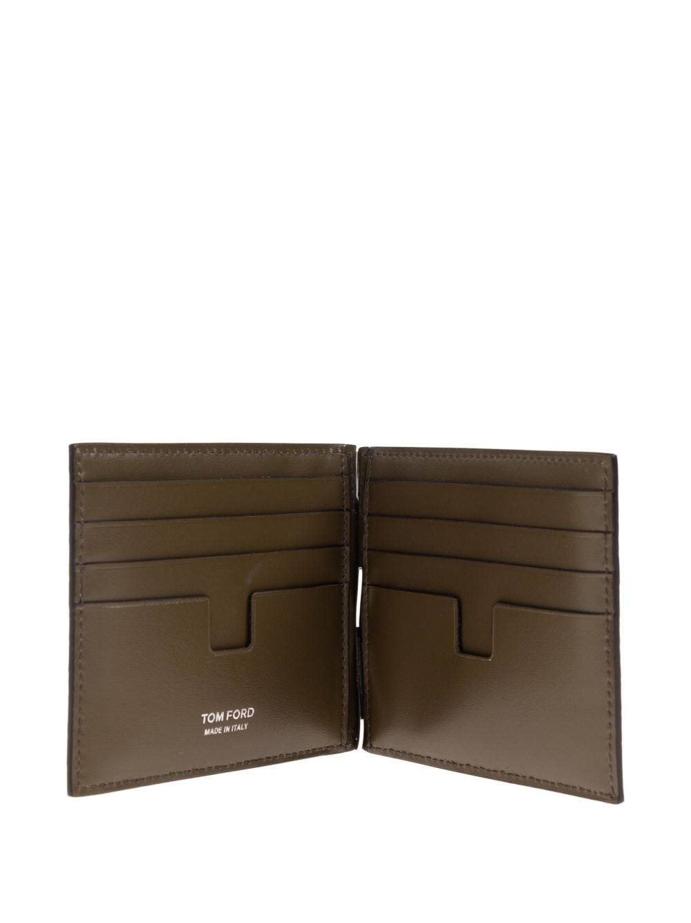 crocodile-effect leather cardholder - 4