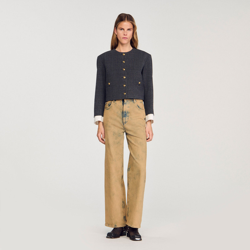 Sandro RHINESTONE TAILORED JACKET outlook
