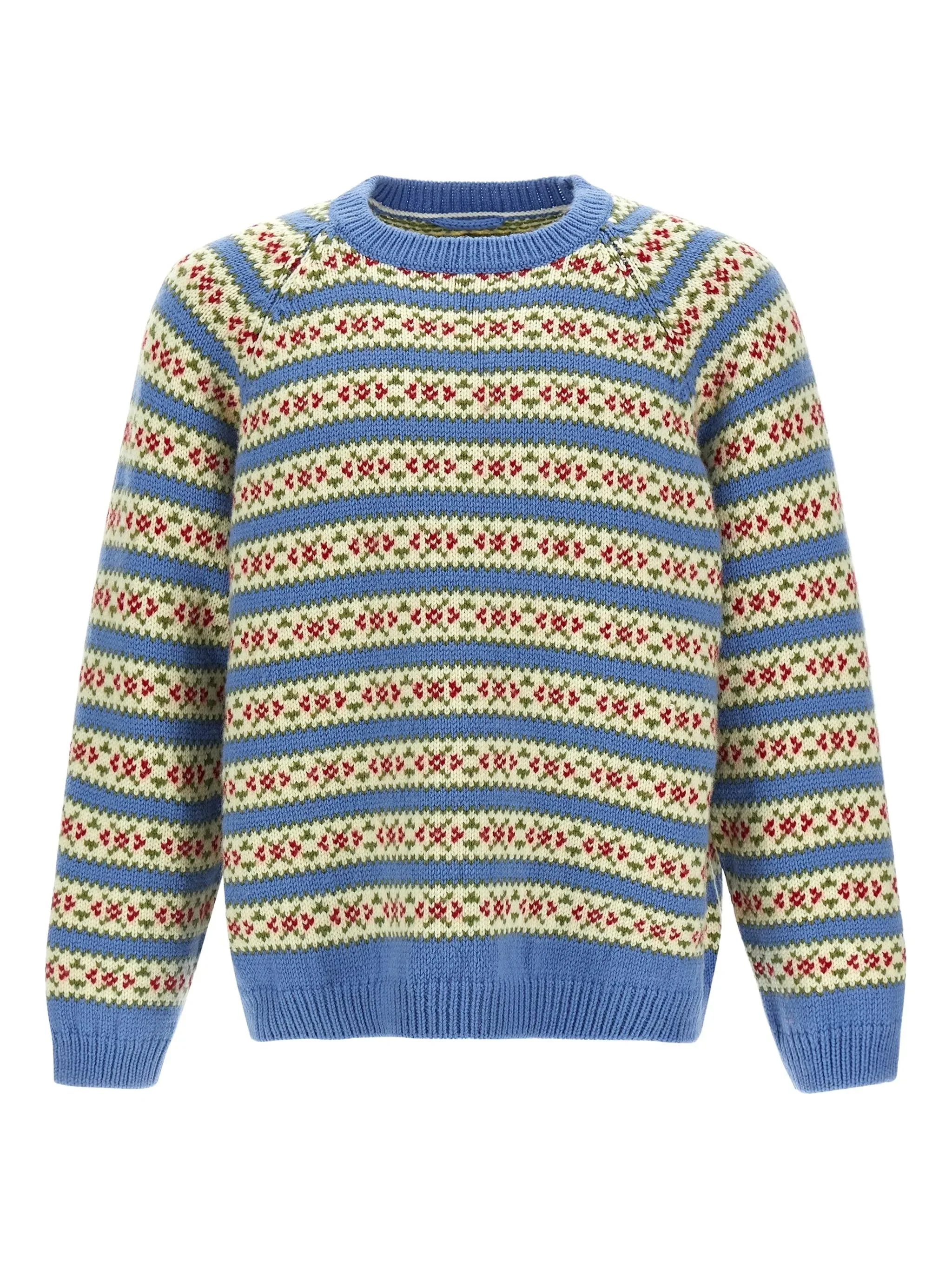 Bode Wedgewood Striped-pattern Sweater - 1