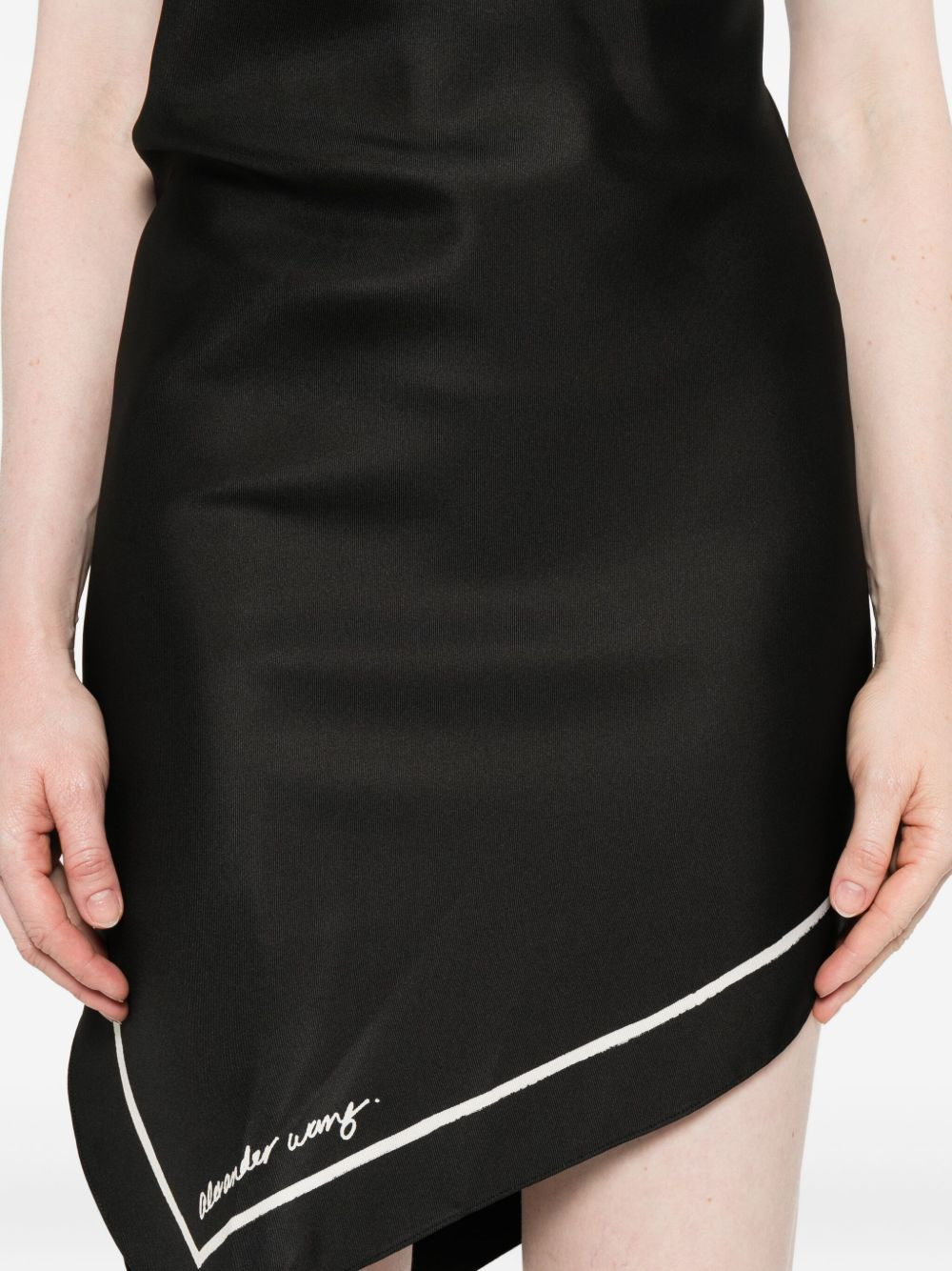one-shoulder mini dress - 5