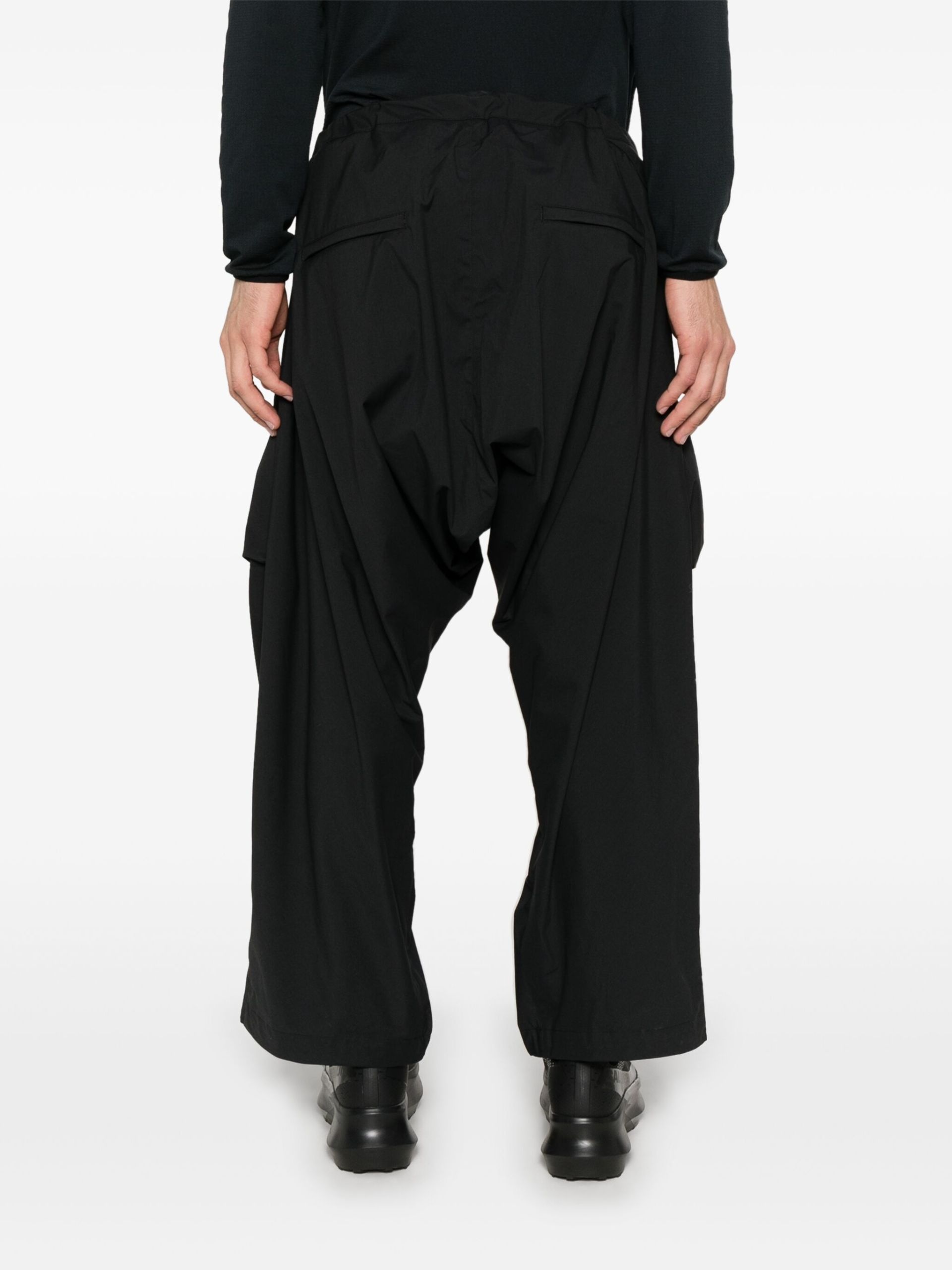 ACRONYM Black Wide-Leg Trousers | REVERSIBLE