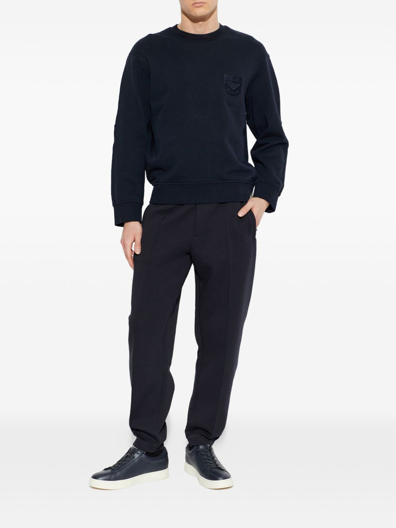 EMPORIO ARMANI crew-neck sweatshirt outlook