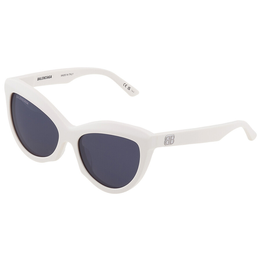 Balenciaga Shiny Blue Cat Eye Ladies Sunglasses BB0217S-004 57 - 3