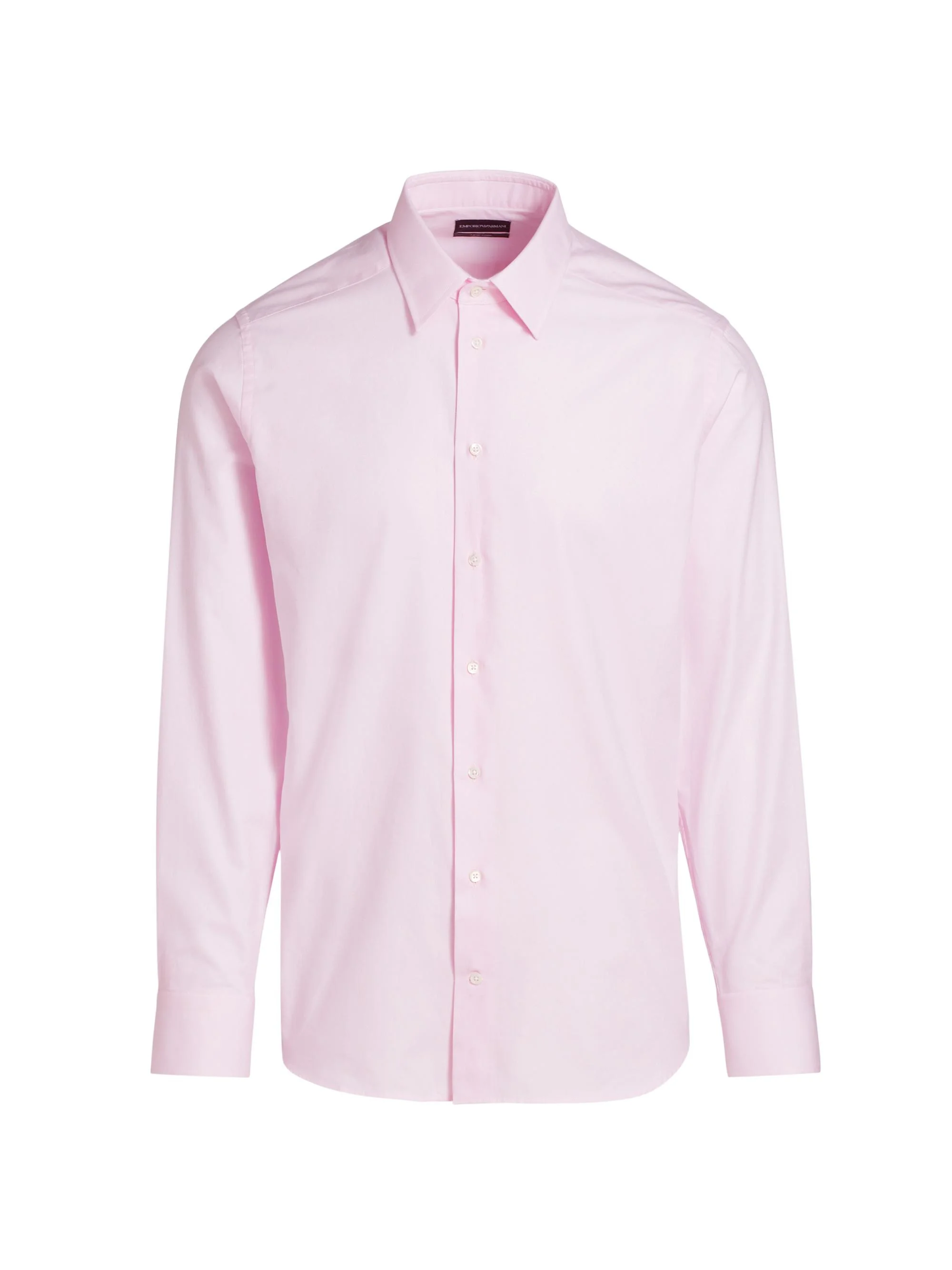 Men's Birdseye Cotton Dress Shirt - Light Pink - 1