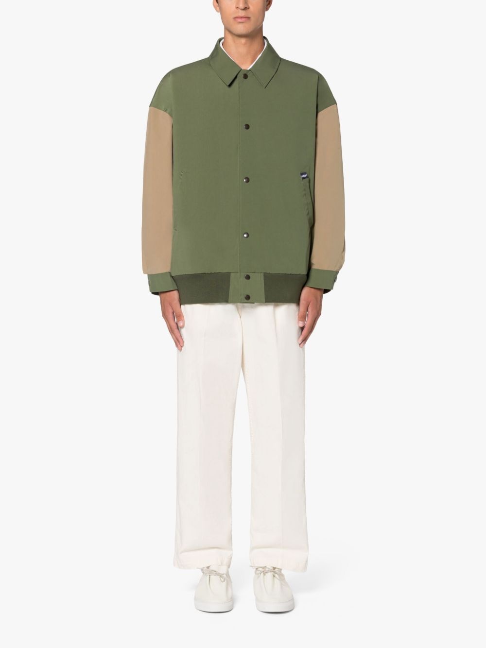 JETS FOUR LEAF CLOVER ECO DRY BASEBALL JACKET - 2