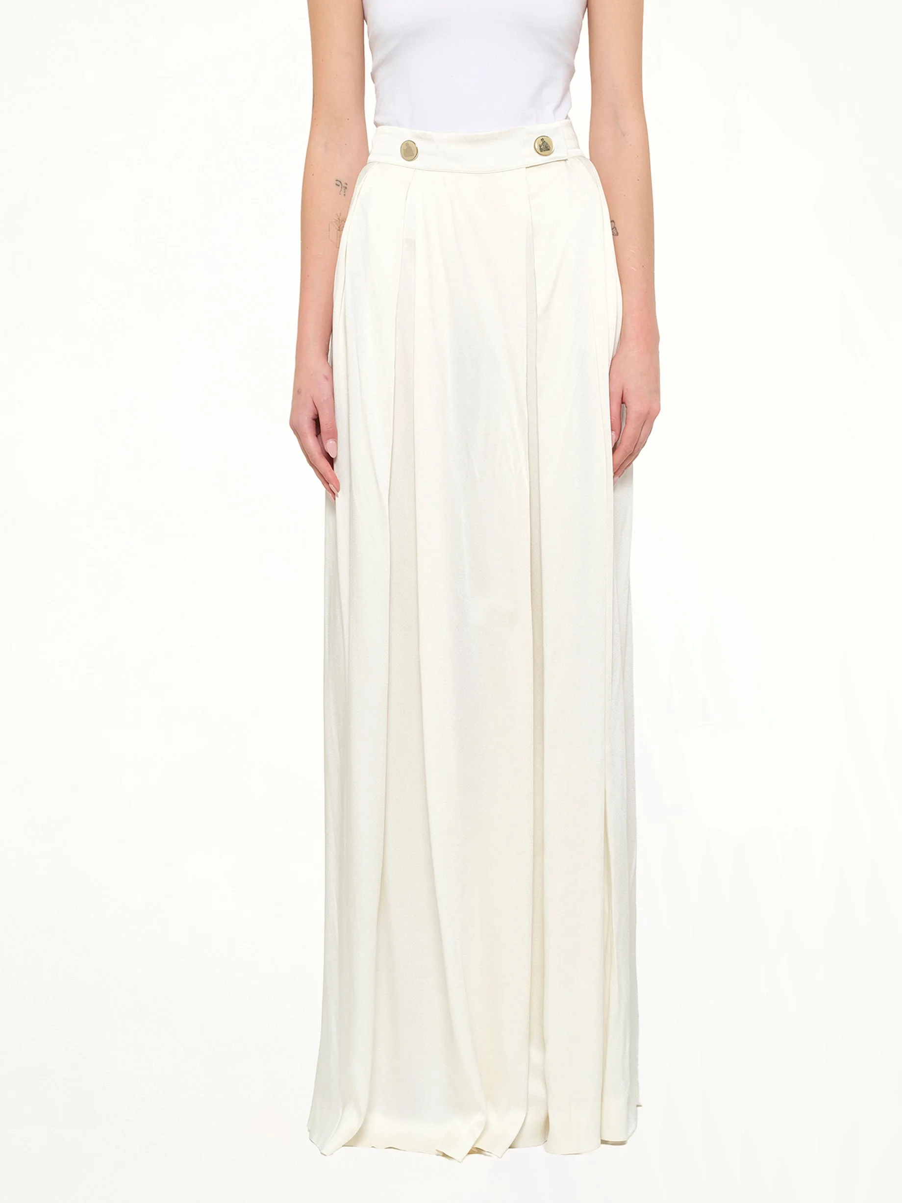 Pants in Cream - 1