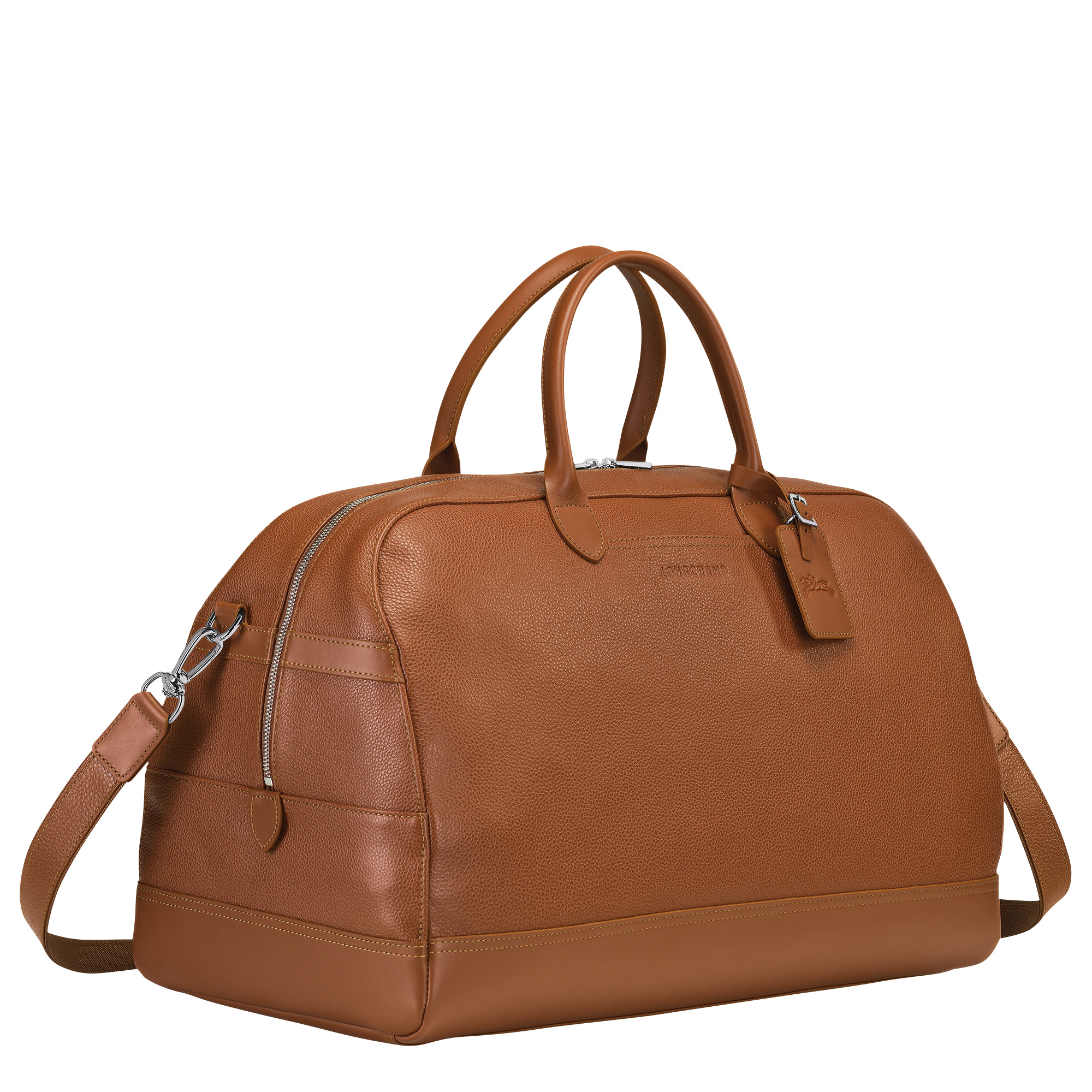 Le Foulonné M Travel bag Caramel - Leather - 3