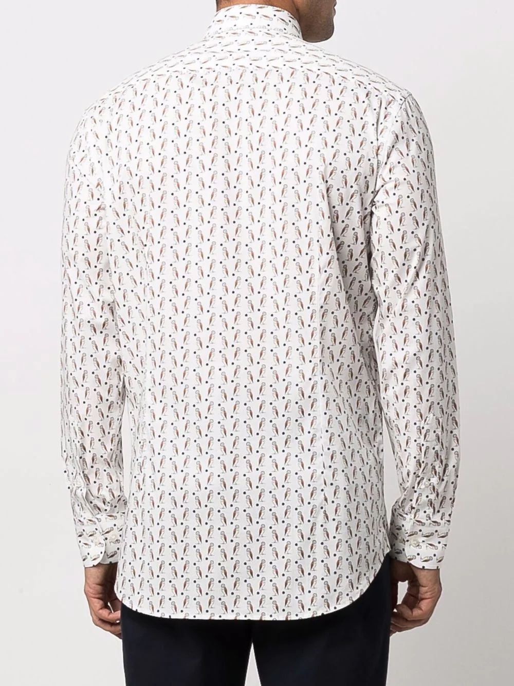 graphic-print long-sleeve shirt - 4