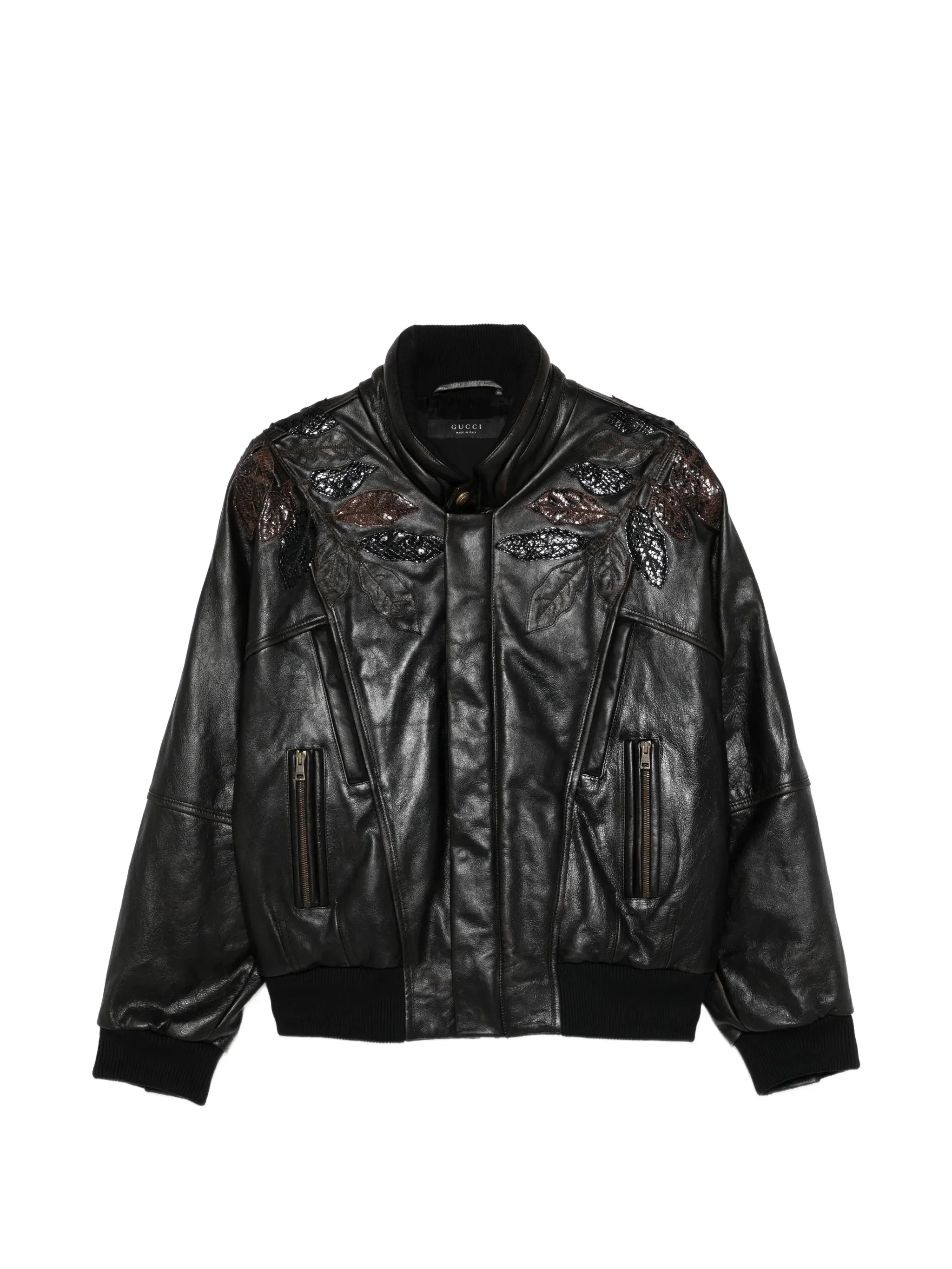 Gucci Leaf-applique Jacket - 1