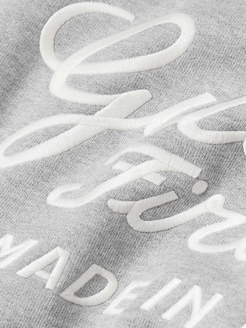 Logo-Embroidered Cotton-Jersey Sweatshirt 4