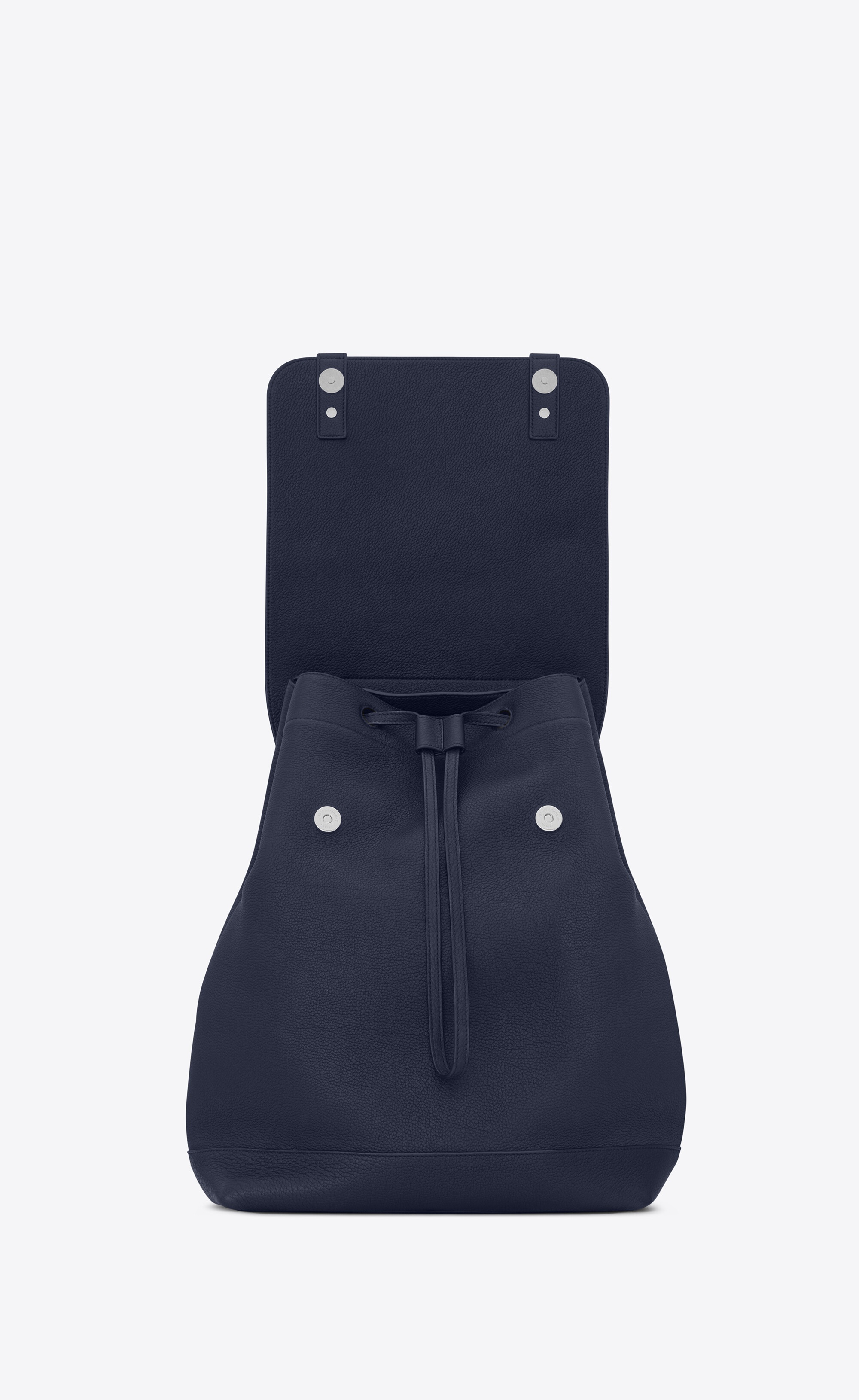 sac de jour backpack in grained leather - 4