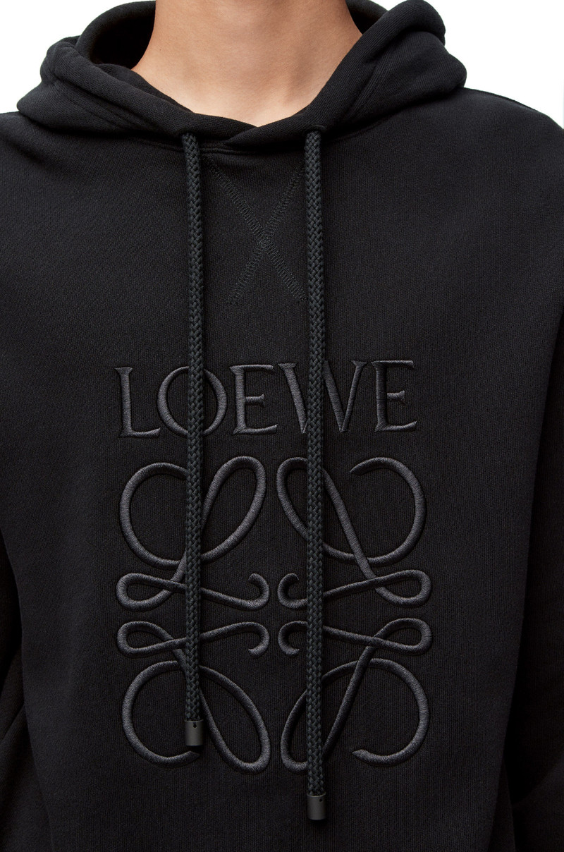 LOEWE Anagram regular fit hoodie in cotton 5