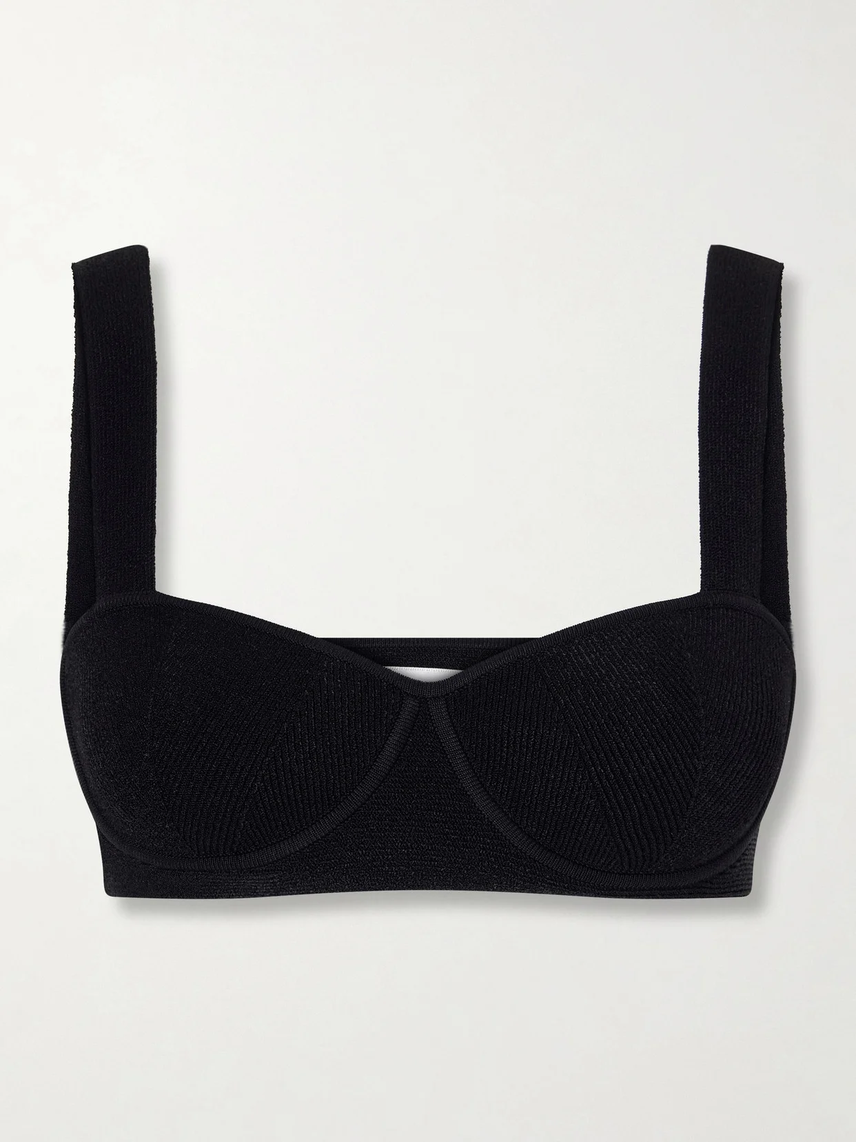 Nyx Ribbed Cropped Top - 1