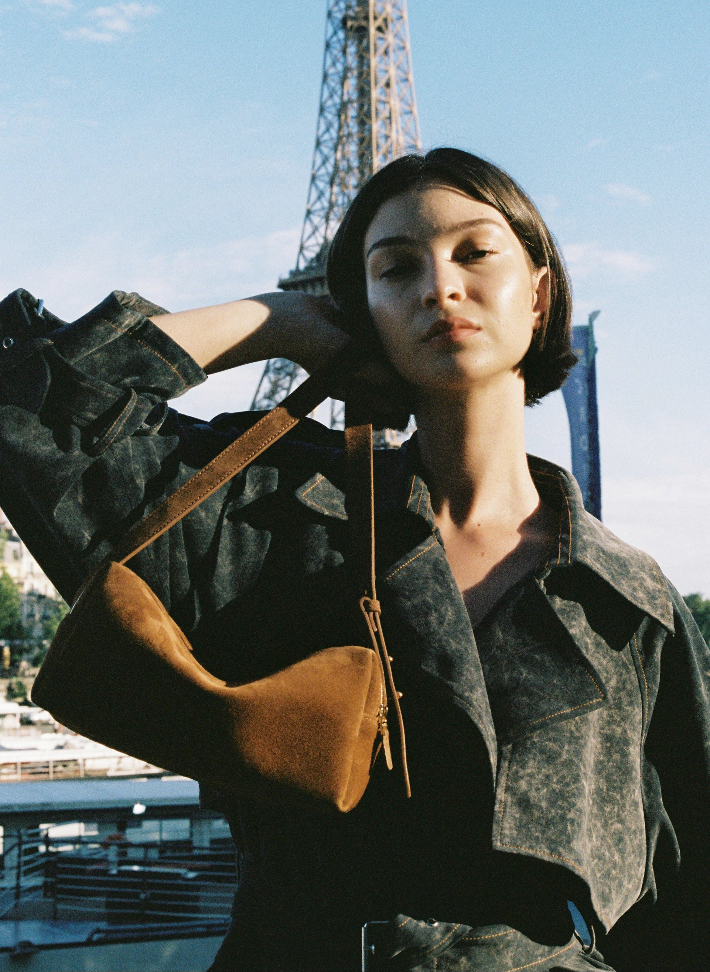Trousse Suede Cognac - 2