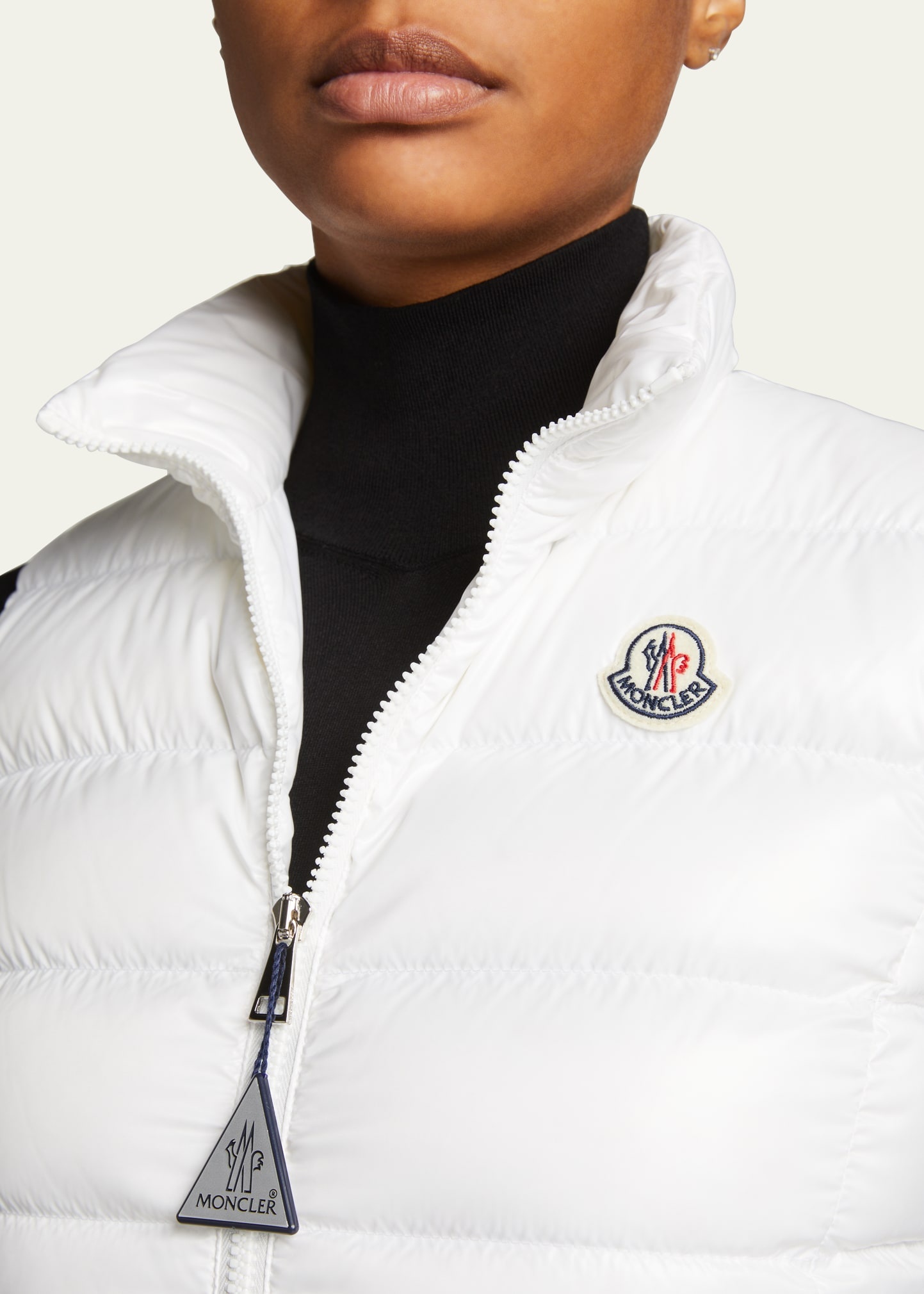 Ghany Shiny Quilted Puffer Vest - 5