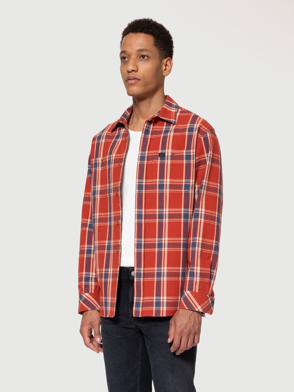Filip Basket Plaid Red - 4