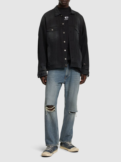 BALENCIAGA Buckle loose fit denim jeans outlook