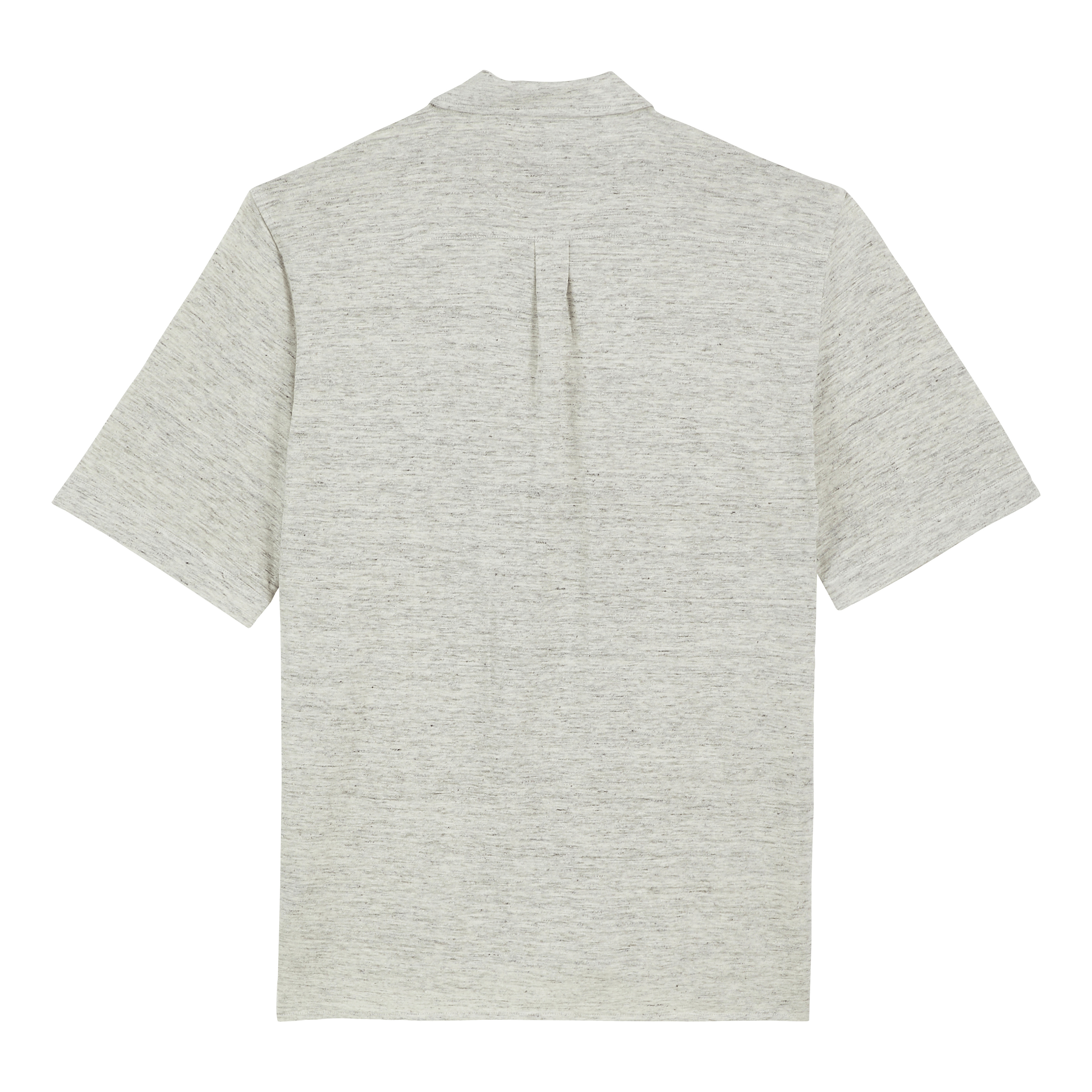 Unisex Linen Bowling Shirt Solid - 2