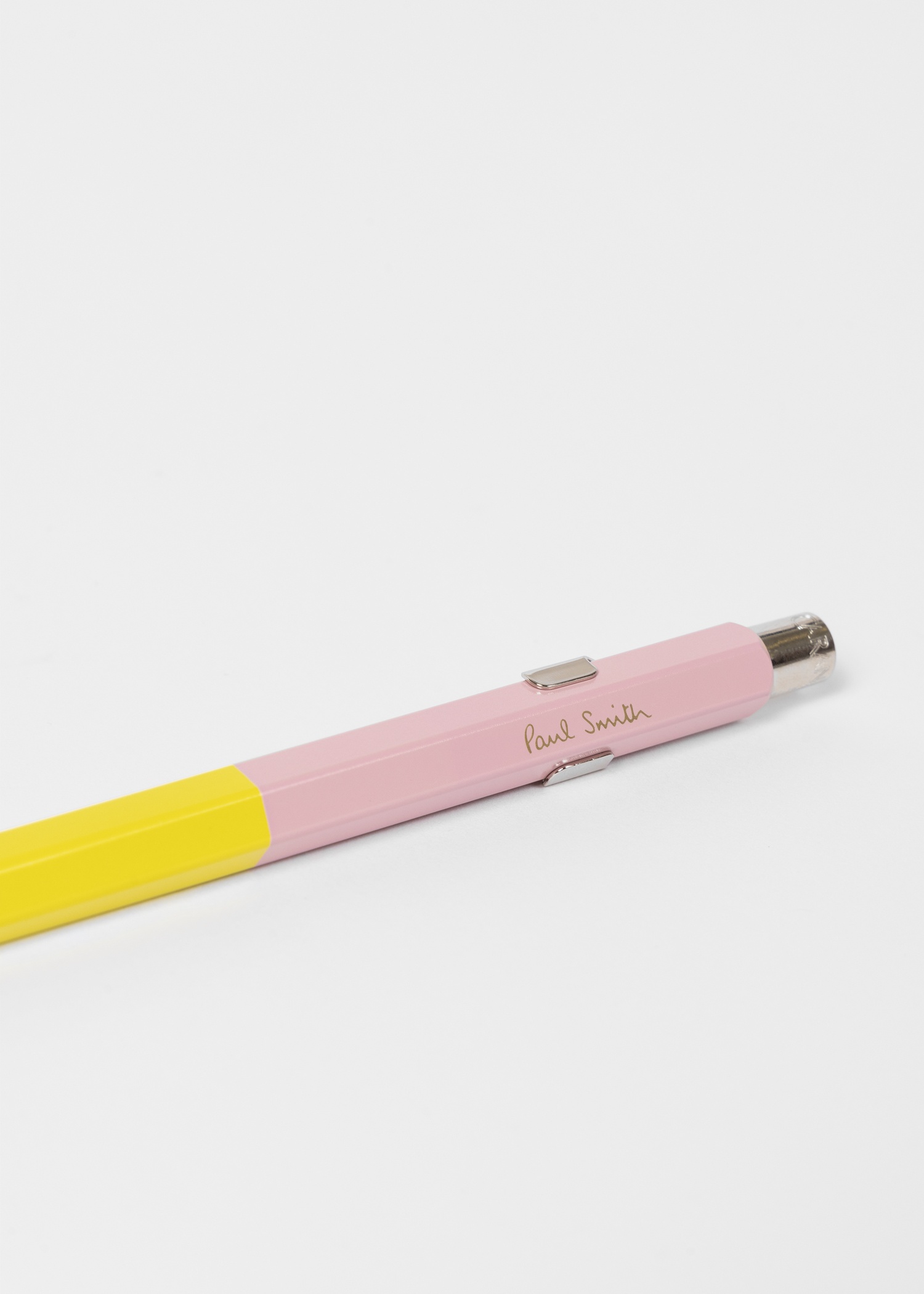 Caran d'Ache + Paul Smith - 849 Yellow & Pink Ballpoint Pen - 3