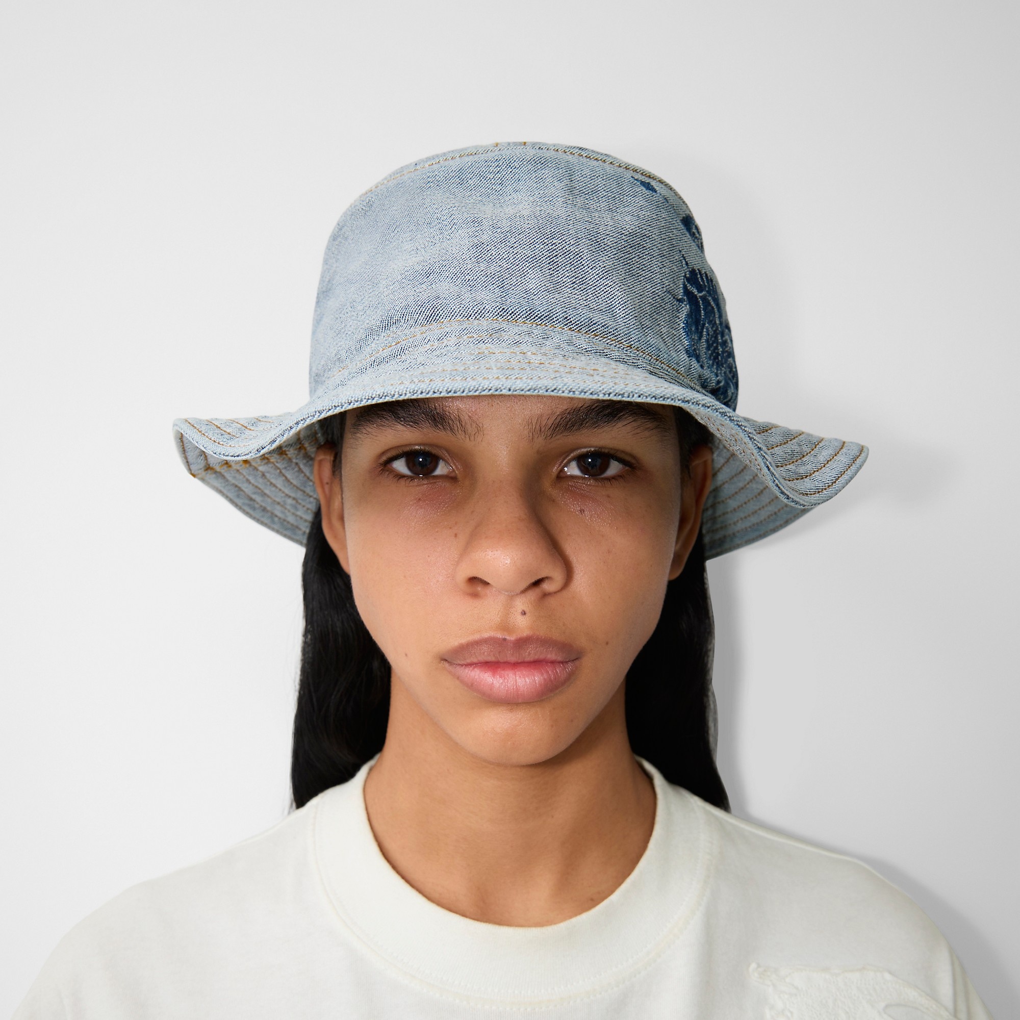 Denim Bucket Hat - 2