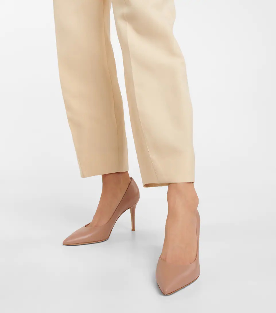 Gianvito 85 leather pumps - 4