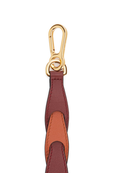 Loewe Woven Logo strap in classic calfskin outlook