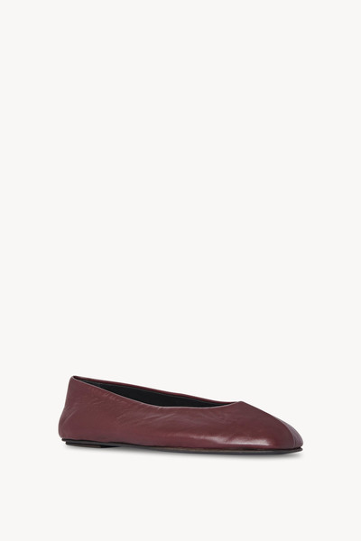 The Row Eva Two Shoe in Leather outlook