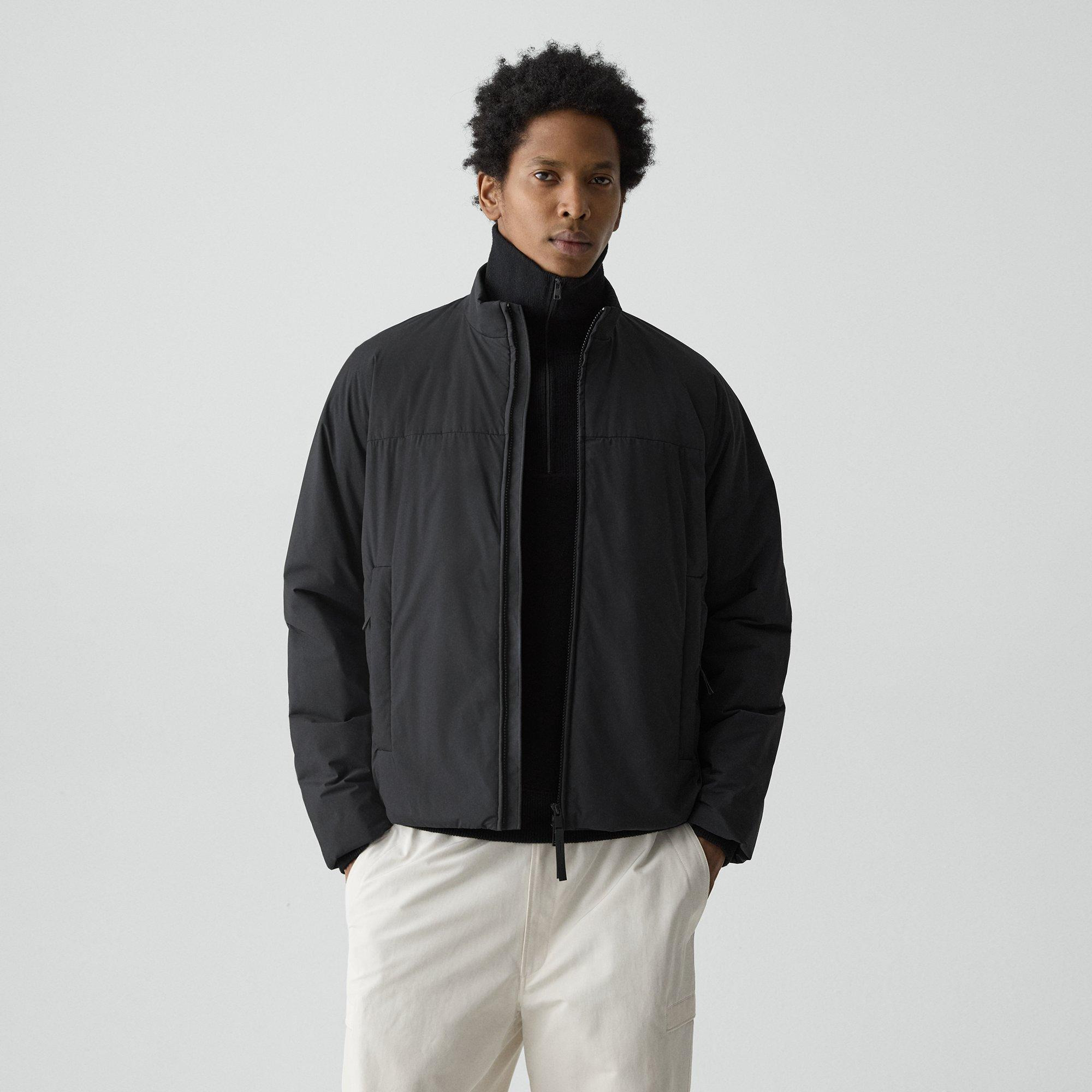 Stand Collar Jacket in Motion Nylon - 2