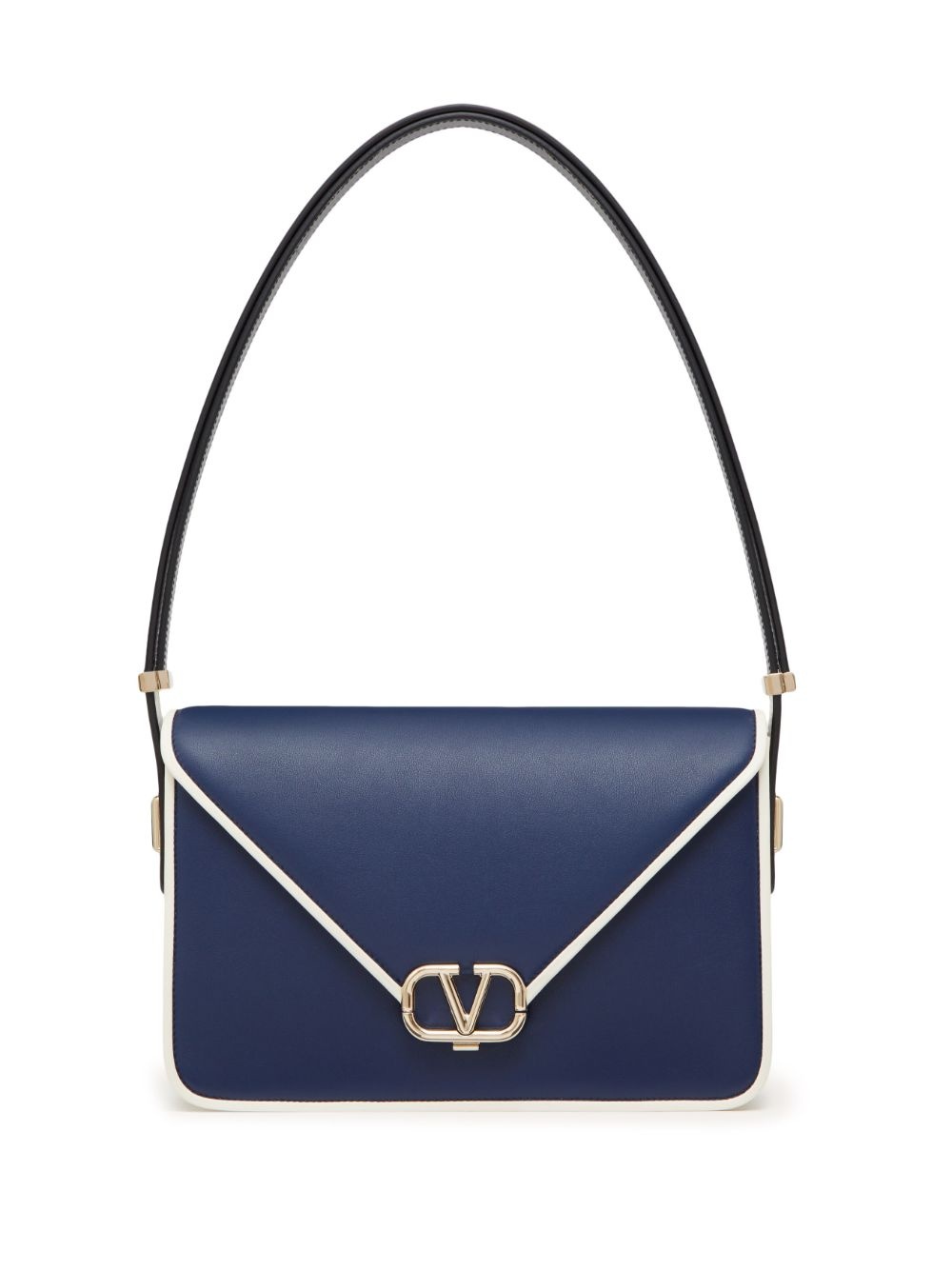 VLogo Letter two-tone bag - 1