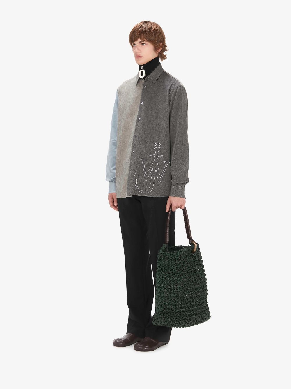 CLASSIC FIT PATCHWORK SHIRT - 4