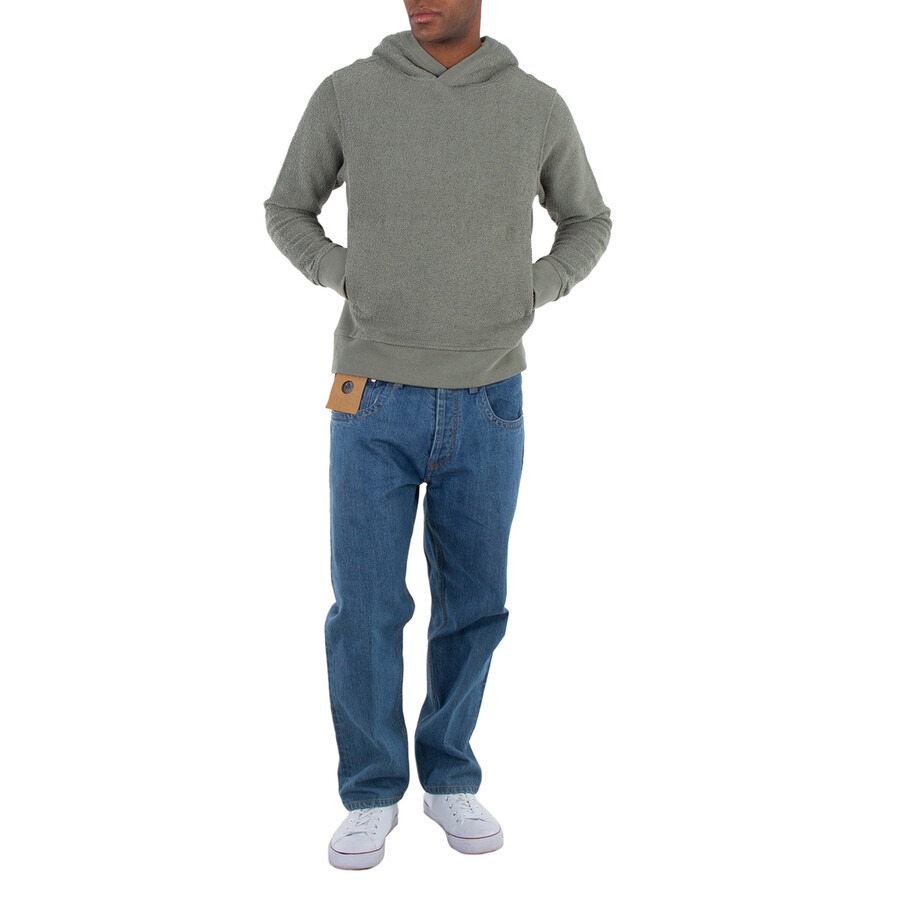 Craig Green Men's Washed Indigo Fluffy Hole Jeans - 4