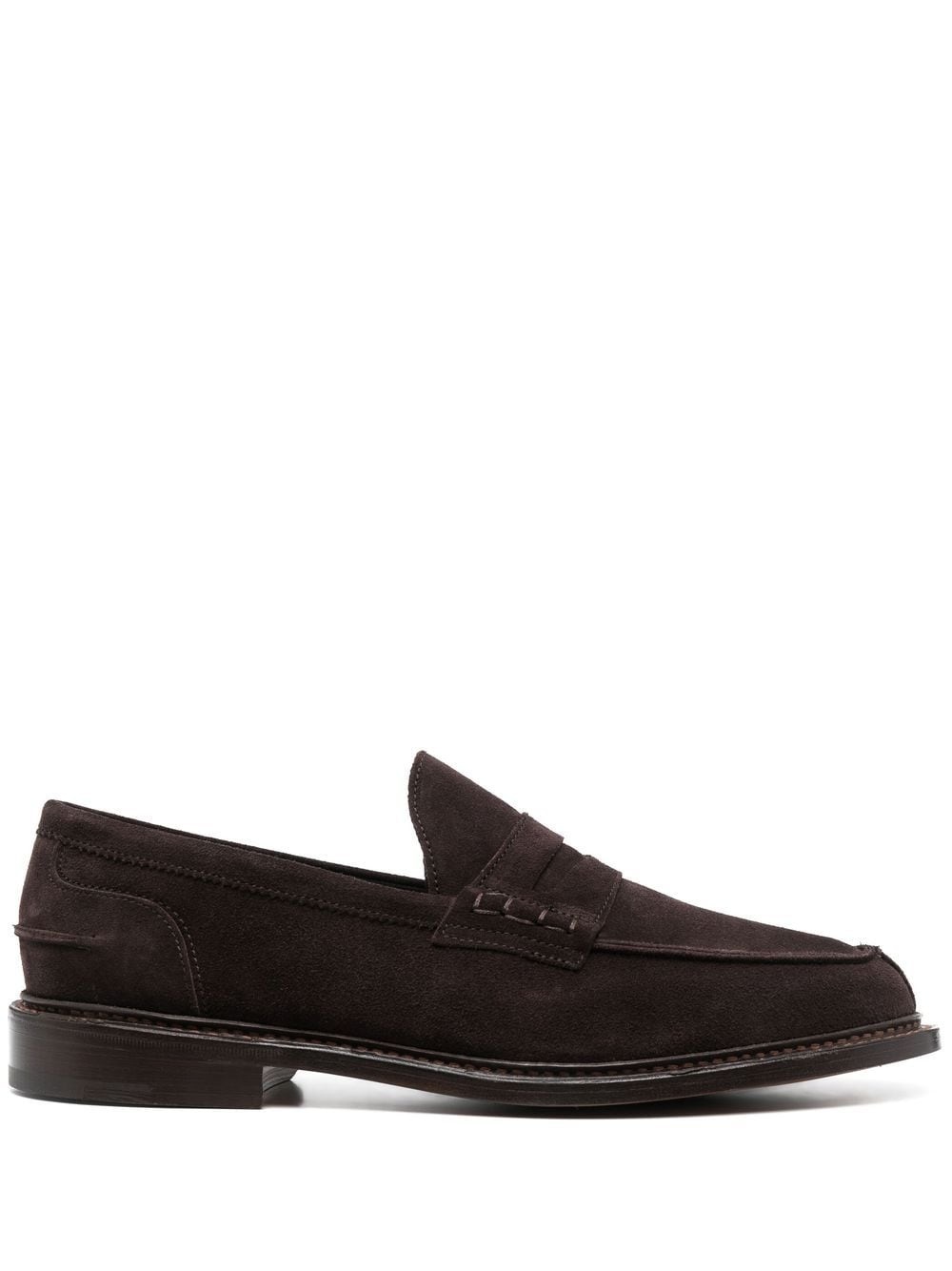 Adam suede penny loafers - 1