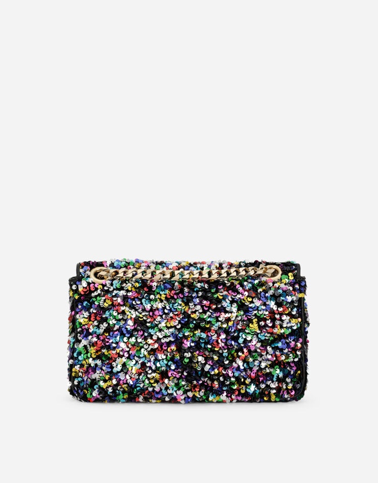 Multi-colored sequined 3.5 shoulder bag - 4