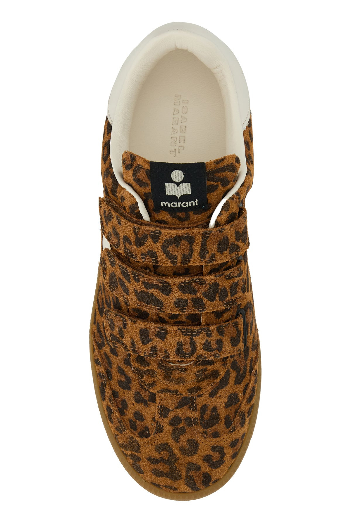 Printed suede sneakers - 4