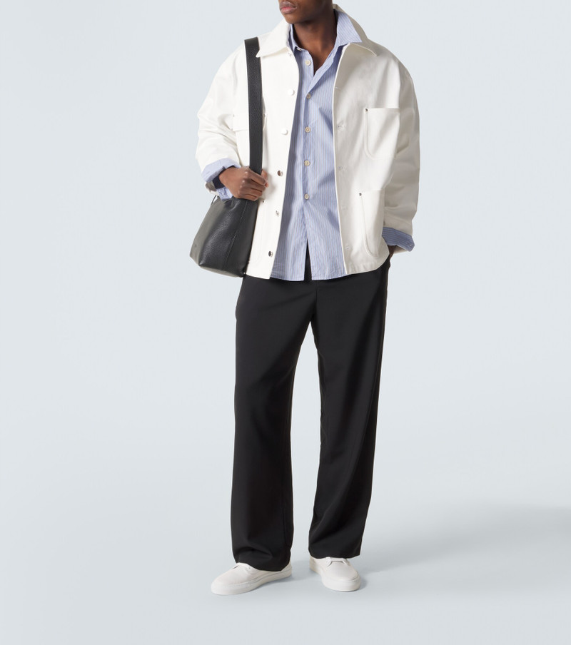 AMI Paris Virgin wool gabardine straight pants outlook