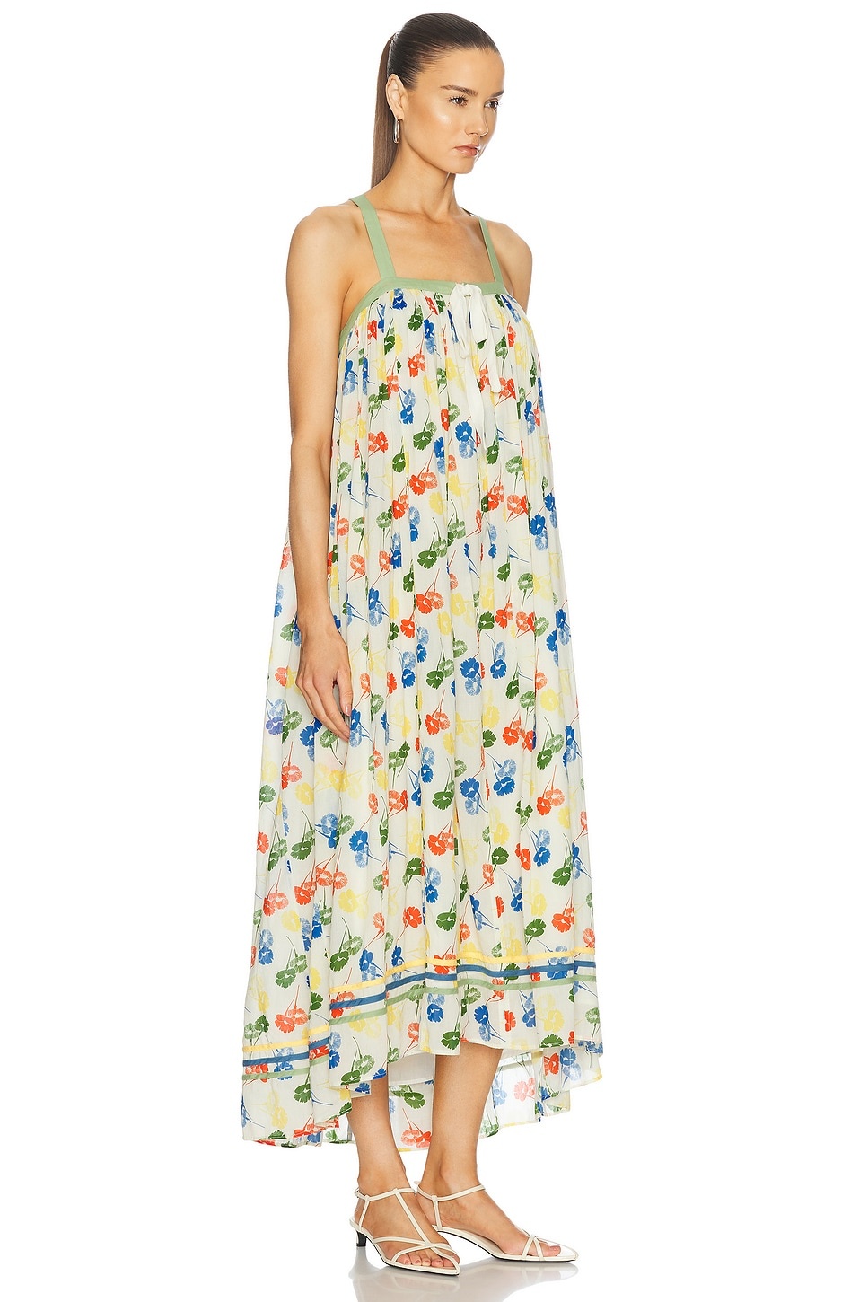 Flower Stamp Dress - 2