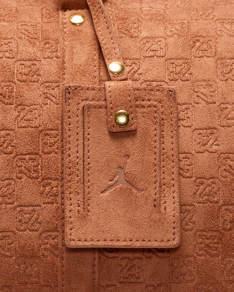 Jordan Suede Monogram Duffel (40L) 5