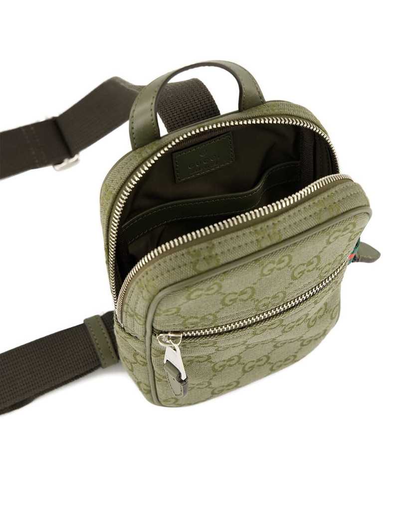 GG monogram canvas shoulder bag 5