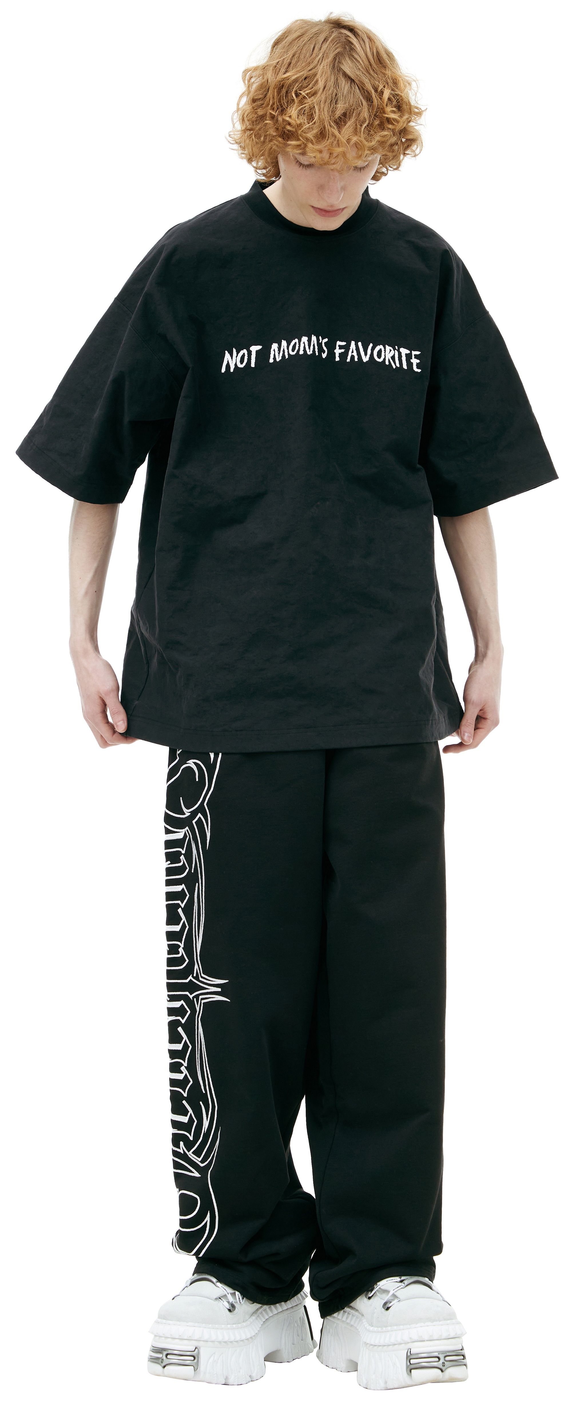 'NOT MOMS' PRINT T-SHIRT - 1