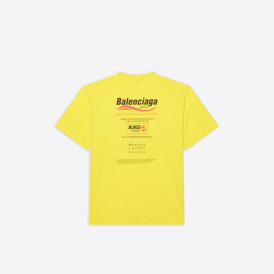 Dry Cleaning Boxy T-shirt  in Yellow - 2