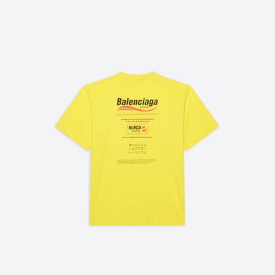 BALENCIAGA Dry Cleaning Boxy T-shirt  in Yellow outlook