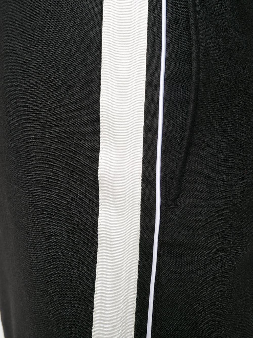 side panelled tailored trousers - 5