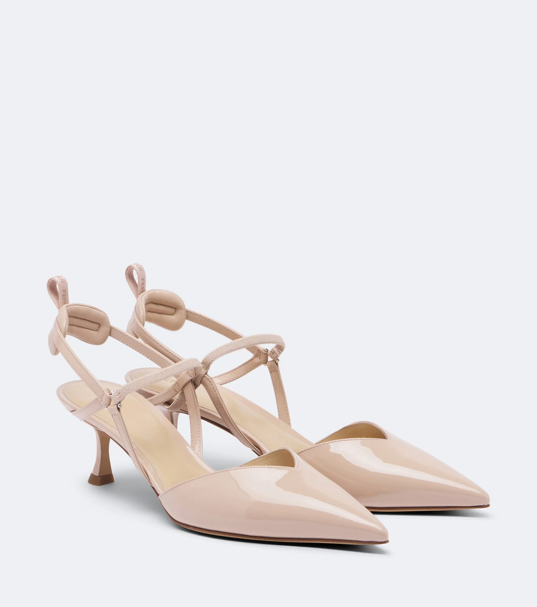 Very Colibrì patent leather slingback pumps - 1
