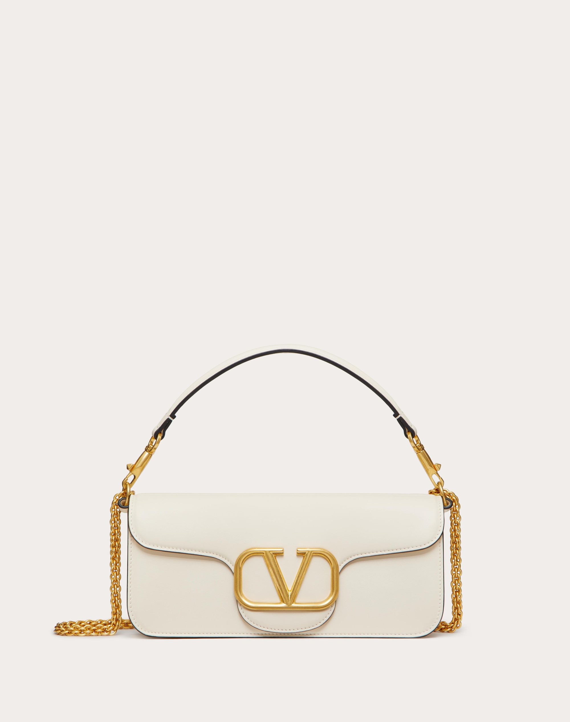 VALENTINO GARAVANI LOCÒ CALFSKIN SHOULDER BAG - 1