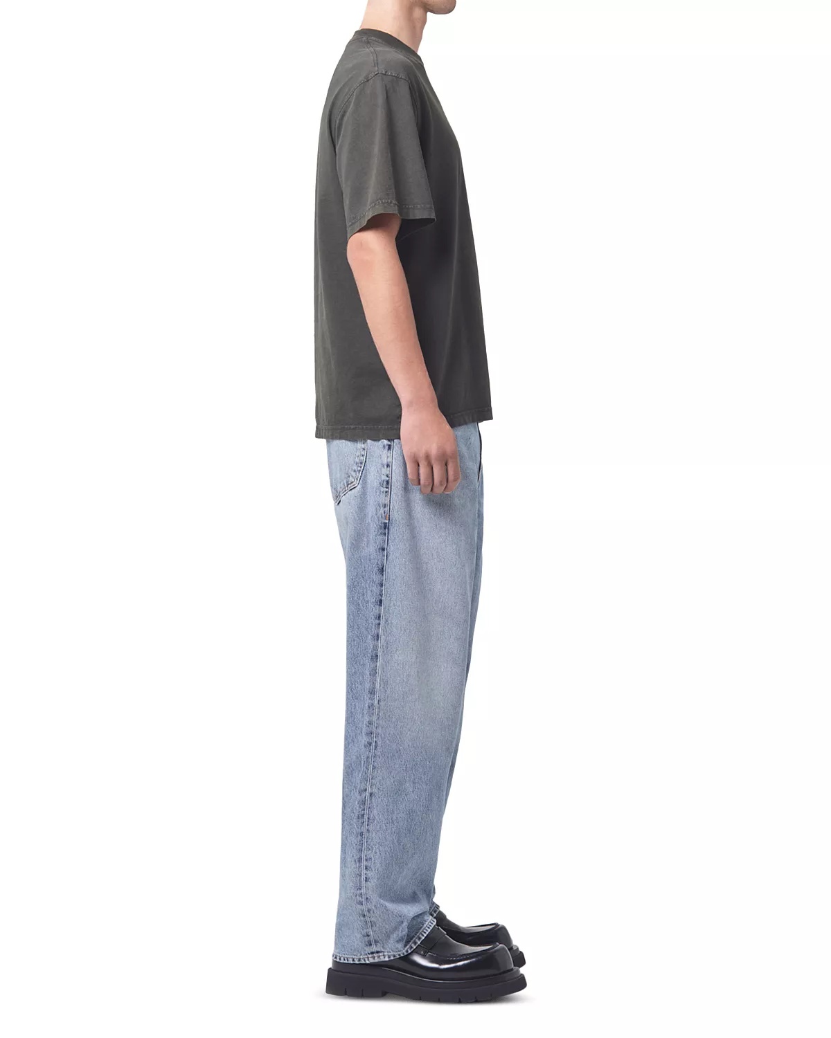 Fusion Relaxed Straight Leg Jeans in Ratio - 4